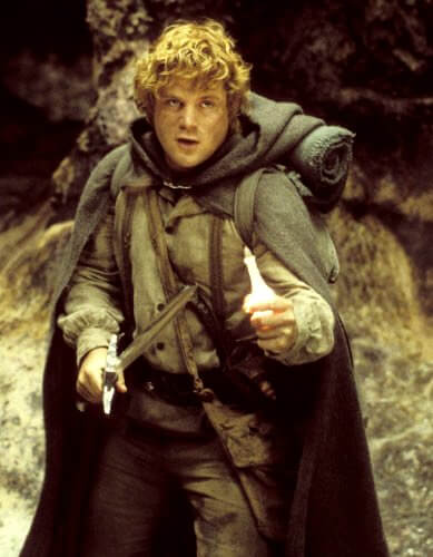 Sam luta contra Shelob para salvar Frodo